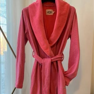 Pink red UGG robes